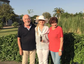 Pascale et le descendant de Théodore de Neuhoff en Corse