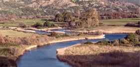 méandres de l'embouchure de l'Ostriconi aux portes de la Balagne, en Corse