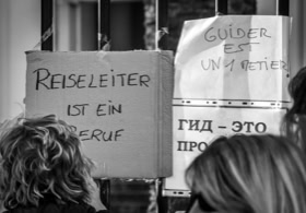 Guider est un métier et les guides de Corse Guides Interprètes Tourisme sont mobilisées pour la défense de leur profession