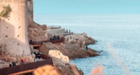 promenade sur la mer avec l'Aldilonda à Bastia