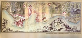 plan terrier Bastia. Corse - 1772