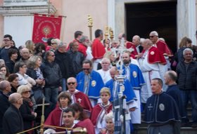 Cérémonie religieuse à l'occasion de la Saint Joseph, patron que les habitants de Bastia en Corse se sont choisis et honorent le 19 mars chaque année ©MadoZiruddu 