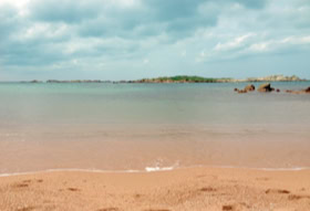 plage de la Tonnara, commune de Bonifacio en Corse