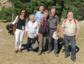 voyageurs australiens en Corse avec Isabelle