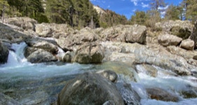 les cascades de l'Agnone, dans la Forêt de Vizzavona, en Corse ©MadoZiruddu 