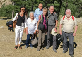 voyageurs australiens en Corse avec Isabelle
