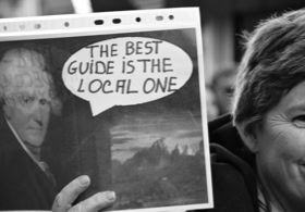 Guider est un métier et les guides de Corse Guides Interprètes Tourisme sont mobilisées pour la défense de leur profession